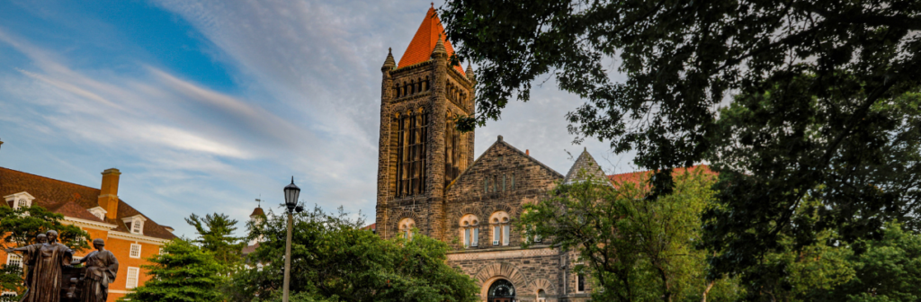Altgeld Hall on a early summer evening